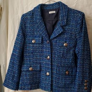 Joan Rivers Boucle Tweed Jacket